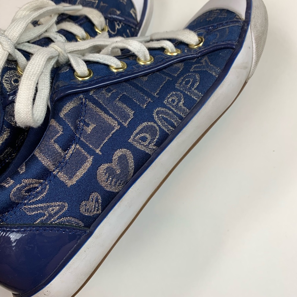 Coach Barrett Sneakers Size 7.5 B Lace-up Leather - Picture 5 of 8